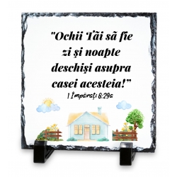 Piatra ardezie mesaj, Ochii Tai sa fie peste casa aceasta 